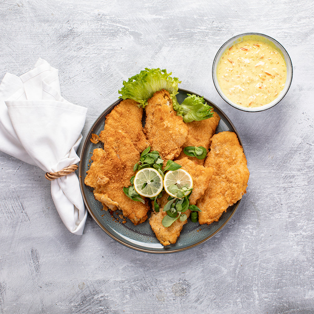 Danske rødspættefileter med grov remoulade