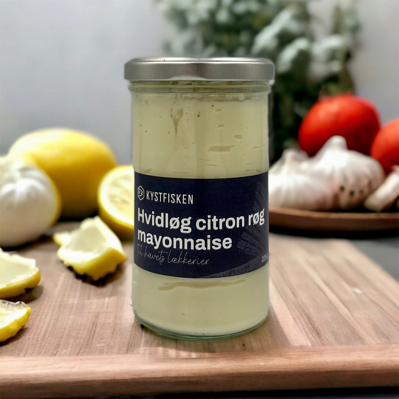 Kystfiskens Hvidløg Citron & Røg Mayonnaise